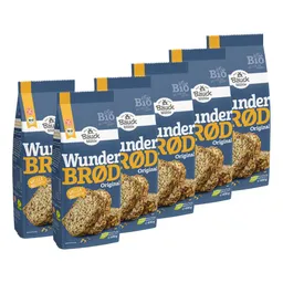 Bauckhof Bauckhof 6 x Bio Backmischung Wunderbrød Haferflockenbrot (6x600g) – Produktbild 1 von 1
