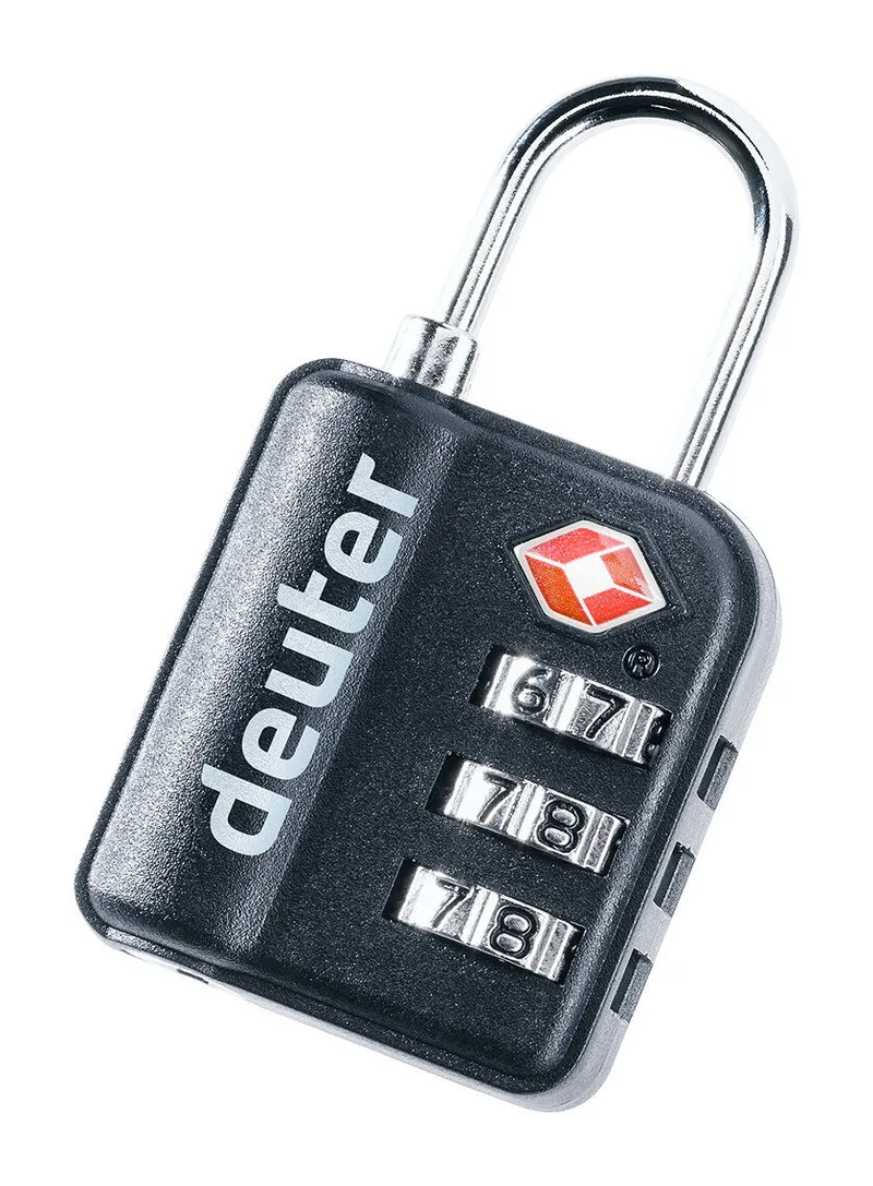 Deuter Deuter TSA Pad Lock Zahlenbügelschloss Black, Black, – Produktbild 2 von 2