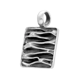 pakilia pakilia Silber Kette Wellen-Eckig Fair-Trade und handmade – Produktbild 1 von 1
