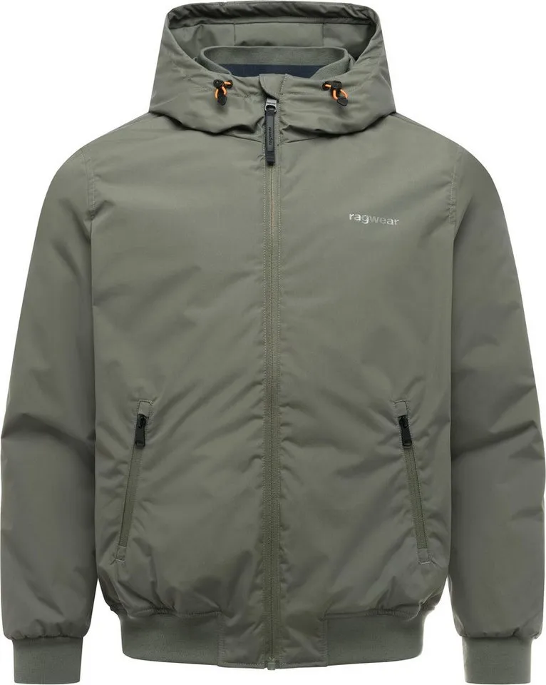 ragwear ragwear Funktionsjacke Wesol Y Warme Winter Jacke mit verstellbarer Kapuze, Grün, – Produktbild 2 von 5