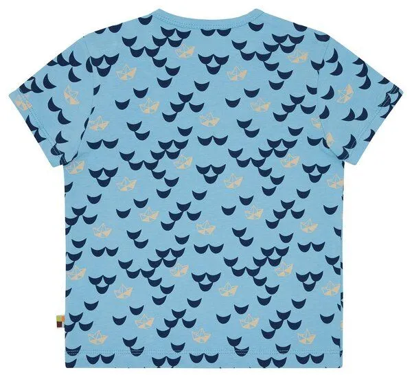 loud + proud loud + proud Babys & Kinder T-Shirt Druck, GOTS-zertifiziert, Air(blau), – Produktbild 7 von 8