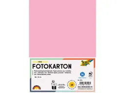 folia folia Fotokarton, 300 g/m², 50 x 70 cm, 10 Bogen, rosa – Produktbild 1 von 1