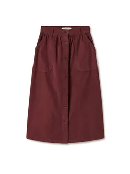 TWOTHIRDS TWOTHIRDS Damen vegan Rock Schola Russet Braun Rot – Produktbild 1 von 1
