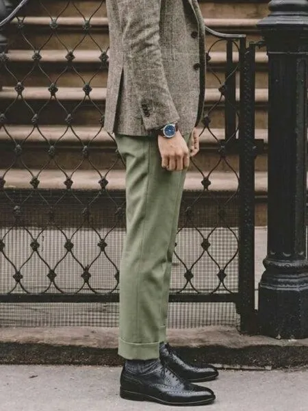 Will's Vegan Shop Will's Vegan Shop Weit geschnittene Oxford Brogues, Brown, – Produktbild 3 von 5