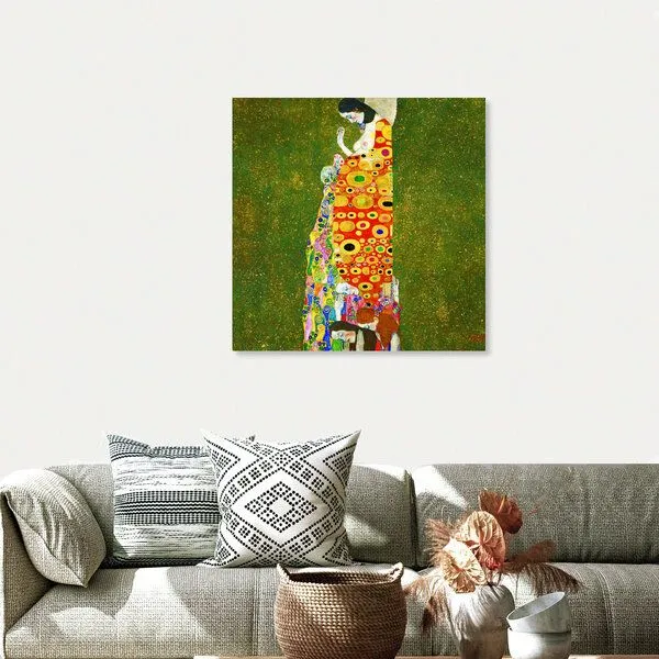 Photocircle Photocircle Poster / Leinwandbild - Gustav Klimt: Hoffnung II – Produktbild 4 von 4
