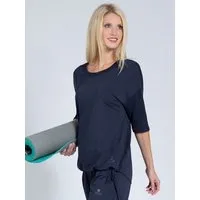 Magadi Magadi Yoga Shirt SARA aus Naturmaterial, Blau, – Produktbild 1 von 1