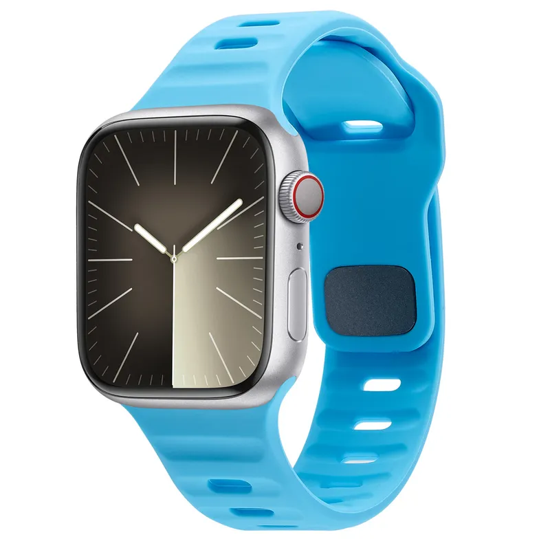 imoshion imoshion Active Sport Silikonarmband für Apple Watch | 44/45/46/49 mm, Blau, – Produktbild 1 von 1