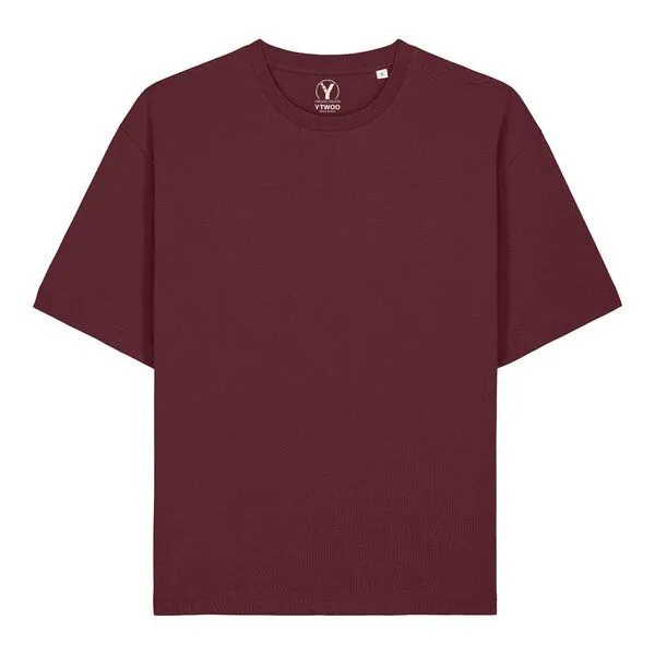 YTWOO YTWOO Mid-Light T-Shirt für Damen und Herren, Burgundy, – Produktbild 1 von 3