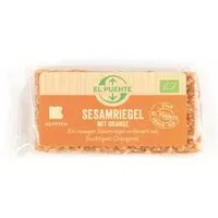 El Puente El Puente Vegane Bio-Sesamriegel mit Orange 3 x 9 g | Fair Trade | Bio-zertifiziert | Vegan | Glutenfrei – Produktbild 1 von 1