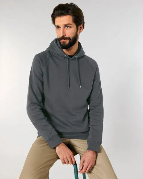 YTWOO YTWOO Hoodie für Damen und Herren, Kapuzenpullover, Basic, Unisex, Anthrazit, – Produktbild 3 von 4