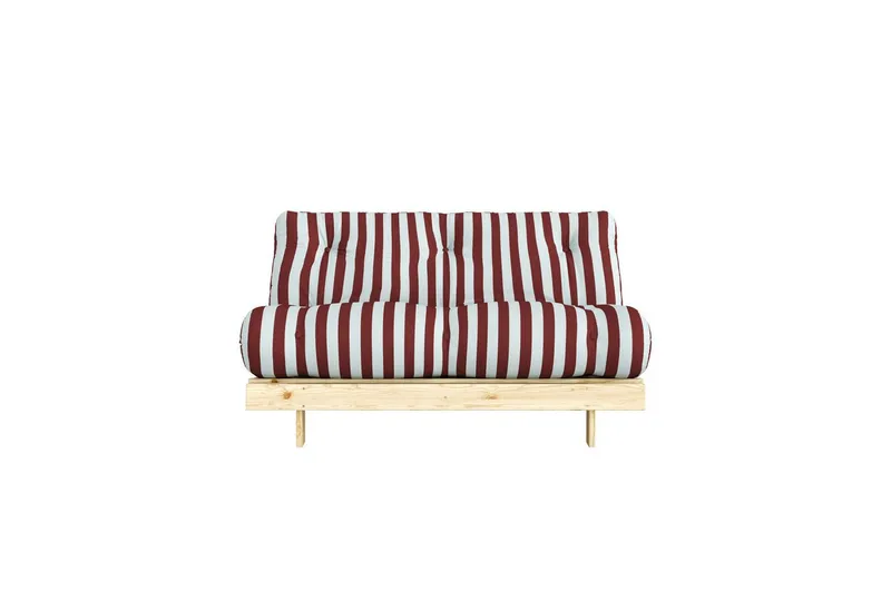 Karup Design Daybett Roots Sofa Bed, Schlafsofa, Bettfunktion, FSC®-Massivholz, Inkl. Futonmatratze, Made in Europe, langlebig, B: 140 oder 160 cm, Beige, – Produktbild 2 von 8