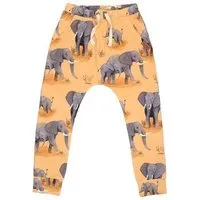 Walkiddy Kinder Jogger GOTS zertifiziert, orange, Elefanten-Allover „Elephant Family“, weich – Walkiddy – Produktbild 1 von 1