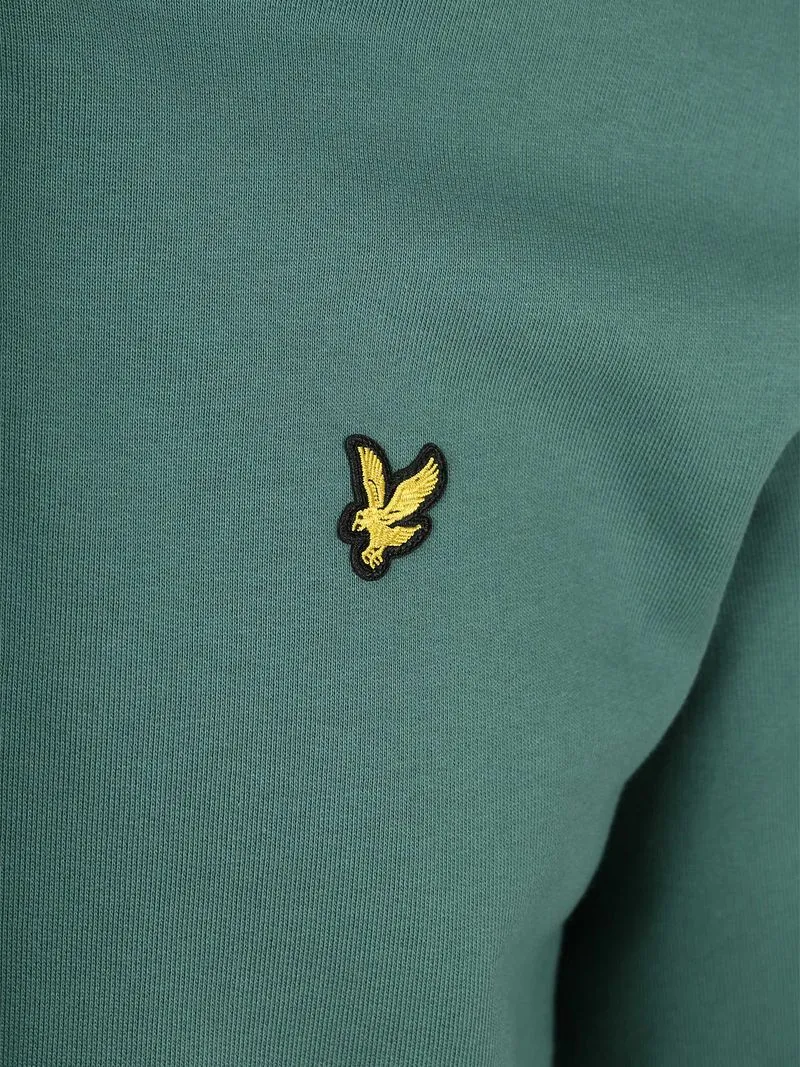 Lyle and Scott Lyle & Scott Sweat Half Zip Pull Everglade Grün - Größe L, Dunkelgrün, – Produktbild 3 von 3