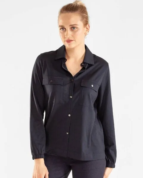 Alma & Lovis Alma & Lovis Hemdblusen-Jacke, Captain blue (dunkelblau), – Produktbild 1 von 3