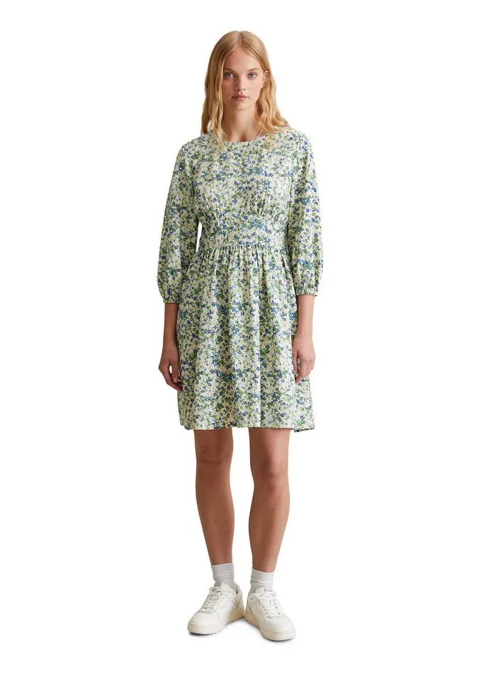 Marc O'Polo DENIM Druckkleid aus LENZING™ ECOVERO™-Mix, Blau, – Produktbild 4 von 4