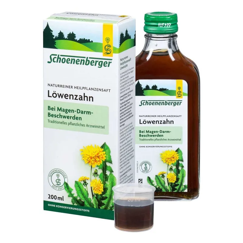 Schoenenberger Schoenenberger Naturreiner Heilpflanzensaft Löwenzahn – Produktbild 2 von 2