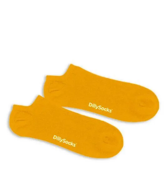 DillySocks DillySocks Sneaker Socken aus Biobaumwoll-Mix, Gelb, – Produktbild 1 von 3
