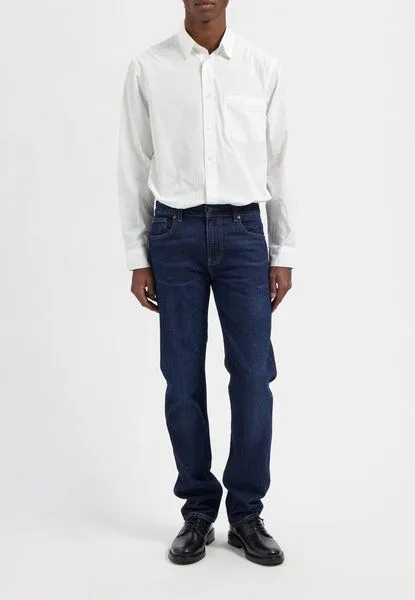 MUD Jeans MUD Jeans Men Jeans Bryce Mid Straight aus aus einem Mix aus Bio-Baumwolle und recycelter Baumwolle (faded steal) – Produktbild 1 von 4
