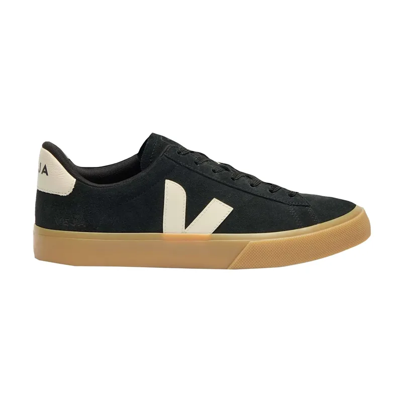Veja Veja Campo Suede Herren Sneaker Low, schwarz, 43 ½ EU, Schwarz, – Produktbild 1 von 1