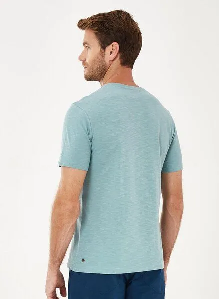 ORGANICATION ORGANICATION T-Shirt aus Bio-Baumwolle mit Print, Miami sky, – Produktbild 4 von 4