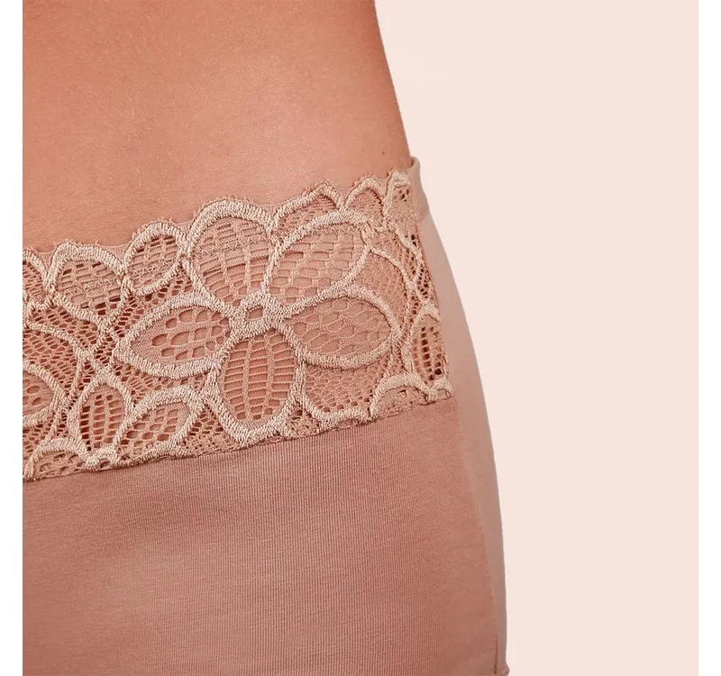 Taynie Taynie Periodenslip Deluxe extra stark - Periodenunterwäsche starke Blutung - Damen (1-St., 1er-Pack) Auslaufsichere Periodenunterwäsche / Periodenslip aus Bio Baumwolle, Orange, – Produktbild 3 von 5