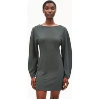 ARMEDANGELS ARMEDANGELS BARREL MINI Damen Jerseykleid aus LENZING ECOVERO Viskose Mix, Space steel, – Produktbild 1 von 1