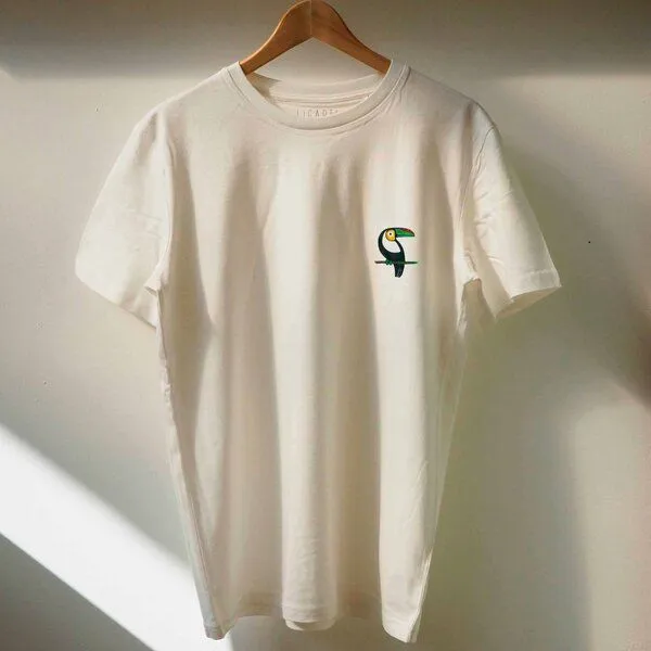 LIGARTI LIGARTI T-shirt - Tukan, Cremeweiß, – Produktbild 4 von 5