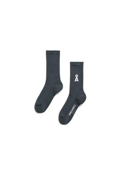 ARMEDANGELS ARMEDANGELS SAAMUS BOLD Unisex Socken aus Bio-Baumwolle, Space steel, – Produktbild 2 von 2