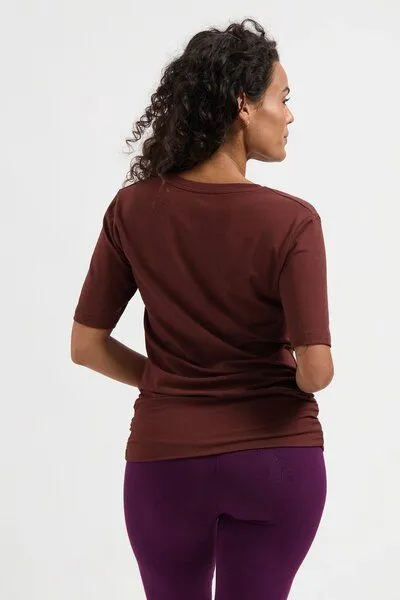 Urban Goddess Urban Goddess Dry Fit Yoga Shirt Kami, Marron (braun), – Produktbild 3 von 4