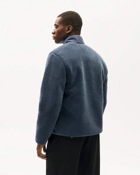thinking mu thinking mu Herren Übergangsjacke - Mitchel Ecru - aus nachhaltigen Materialien, Sea (blau), – Produktbild 4 von 4