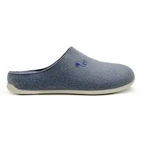 thies Veganer Slipper "thies ® PET", fair, mit Wechselfussbett, Blue fog (hellblau), – Produktbild 1 von 1