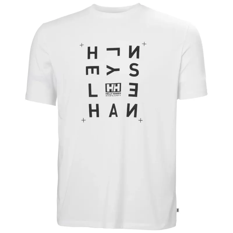 Helly Hansen T-Shirt Helly Hansen Skog graphic, Blanc, – Produktbild 1 von 1