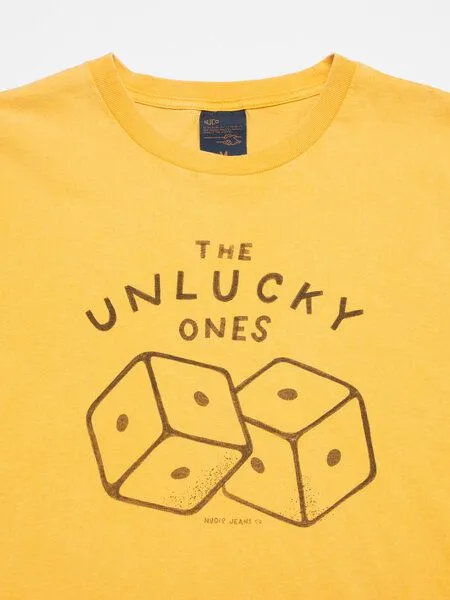 Nudie Jeans Nudie Jeans T-Shirt Roy Unlucky, Yellow, – Produktbild 2 von 4