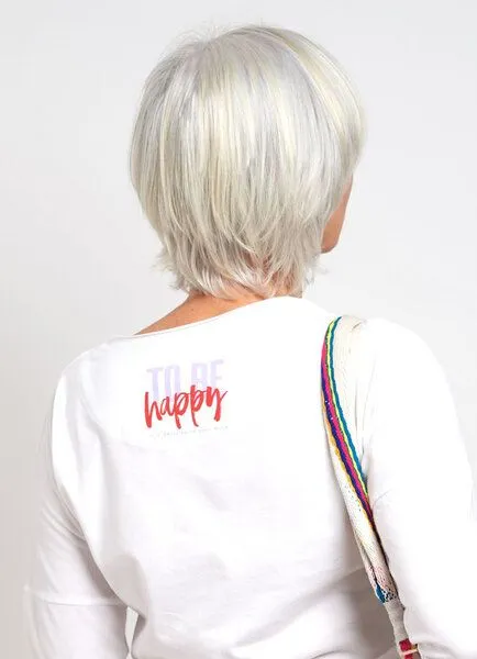 SPARKLES OF LIGHT SPARKLES OF LIGHT Yoga Shirt | HAPPINESS, Weiss, – Produktbild 3 von 4