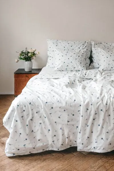 Lesen - Design-Bettwäsche Lesen - Design-Bettwäsche Bettwäsche-Set aus 100% Popeline, Weiss, – Produktbild 3 von 4