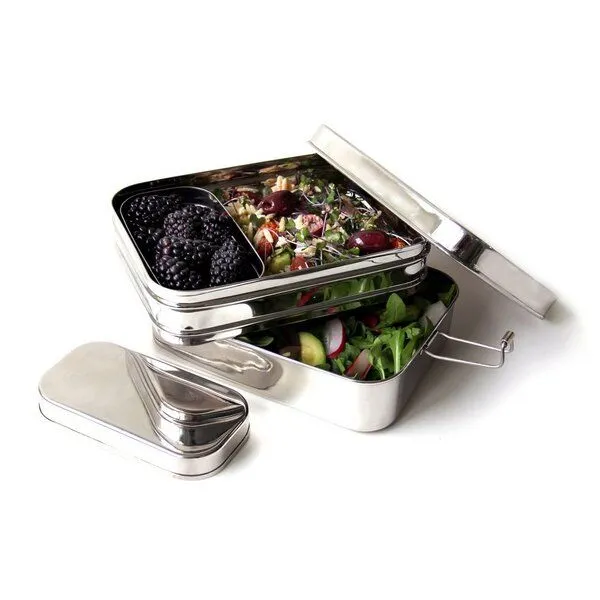 ECOlunchbox Brotbox ECOlunchbox Three-in-One Giant – Produktbild 3 von 4