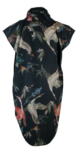 FORMAT FORMAT TOAT Bluse, Bunt (birds-druck), – Produktbild 2 von 2