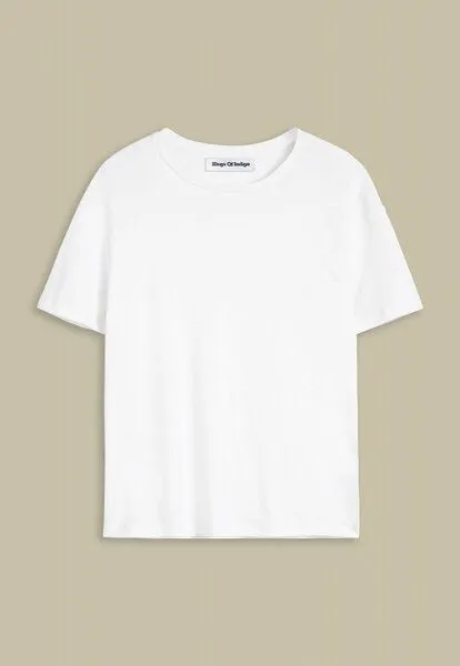 Kings Of Indigo Kings Of Indigo T-Shirt - AMABEL aus recycelten Fasern, Weiss, – Produktbild 3 von 4