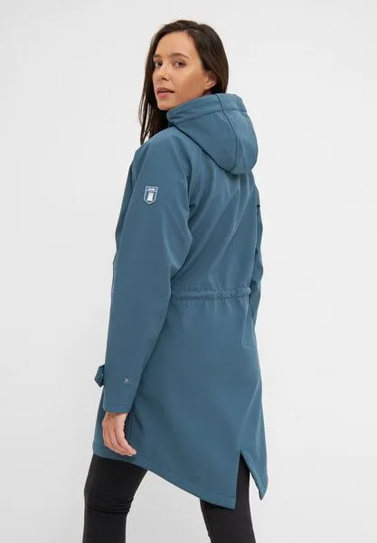 derbe derbe Softshelljacke „Island Friese“, Orion blue, – Produktbild 4 von 4