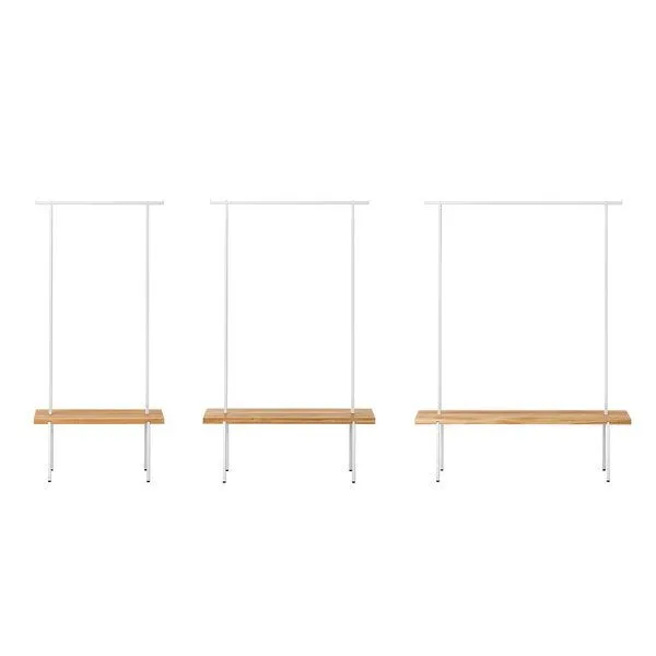 weld weld Garderobe Eiche 01, Schwarz, – Produktbild 4 von 4