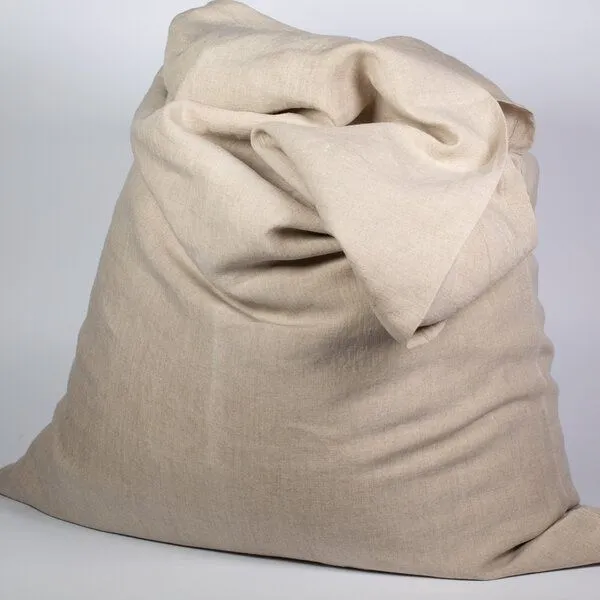 nahtur-design nahtur-design Venen-Entspannungskissen / Rückenstützkissen 60x80 cm mit Leinenbezug, Weinrot, – Produktbild 4 von 4
