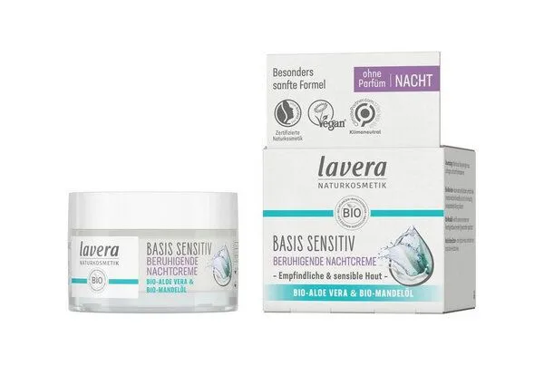 lavera Lavera basis sensitiv Beruhigende Nachtcreme – Produktbild 1 von 1