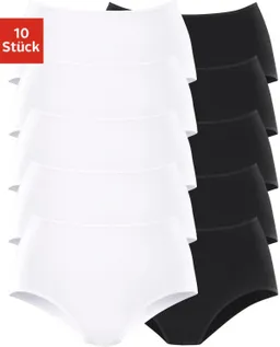 petite fleur by Lascana Taillenslip weiß, schwarz – Produktbild 1 von 1