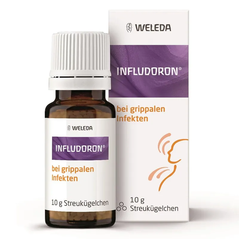 Weleda Infludoron Streukügelchen bei Erkältung und grippalen Infekten – Produktbild 1 von 2