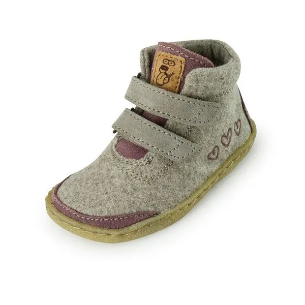 Doghammer Doghammer Lauflernschuh aus Merinowolle - Toddler Terrar Wool High, Lila, – Produktbild 2 von 3