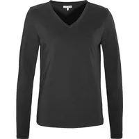 Living Crafts Living Crafts - Damen Langarm-Shirt - (100% Bio-Baumwolle), Schwarz, – Produktbild 3 von 4