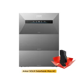 Anker Anker SOLIX Solarbank Max AC Speicher, AC-Coupled, 7-42kWh, by Powerness - 21kWh / Pre-Sale Special: Gratis Smart Meter Gen 2 / Standardversand – Produktbild 1 von 1