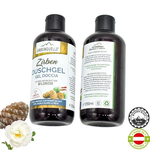 4betterdays 4betterdays Zirben-Duschgel 250ml – Produktbild 4 von 4