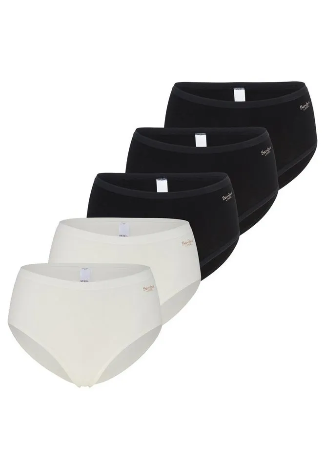 Speidel Speidel Midislip 5er-Pack Bambus (Spar-Set, 5-St) Midi Slip - Atmungsaktiv - Weich und atmungsaktiv, Bunt|schwarz, – Produktbild 1 von 5