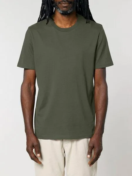 Human Family Human Family Bio Unisex Rundhals T-Shirt "Create - Circle Tree", Khaki, – Produktbild 4 von 4